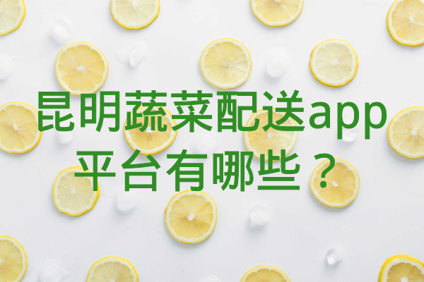 昆明蔬菜配送app平台有哪些？