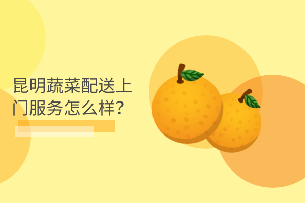 昆明蔬菜配送上门服务怎么样？